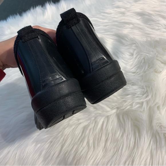 Ankle Rain Boots Glossy Black 8 - Picture 10 of 11